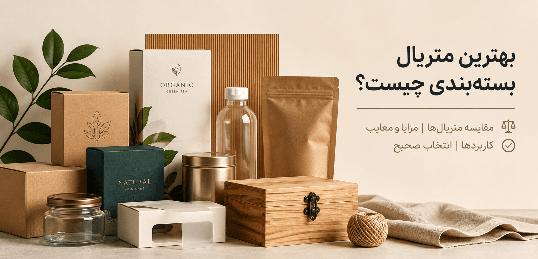 بهترین متریال بسته‌بندی چیست؟ معرفی انواع جنس بسته‌بندی و کاربرد آن‌ها